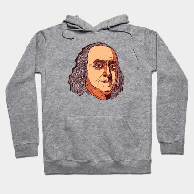 Benjamin Franklin Hoodie by Shapwac12